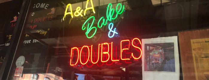 A & A Bake & Doubles is one of Tiny New York.