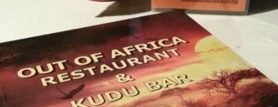 Out Of Africa Restaurant & Kudu Bar is one of Lugares guardados de Jun.