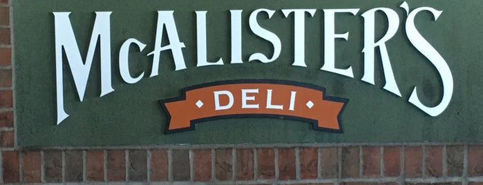 McAlister's Deli is one of Restaurants.