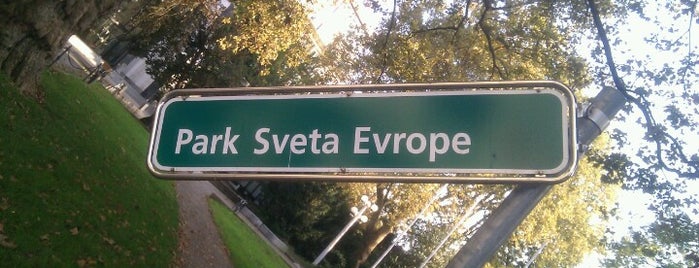 Park Sveta Evrope is one of Tempat yang Disukai Aydın.