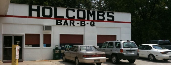 Holcomb's Bar-B-Q is one of BBQ Hillarie Likes.
