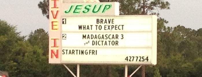 Jesup Drive-in is one of Georgia escapes.