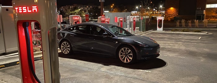 Tesla Supercharger is one of Jared’s Liked Places.