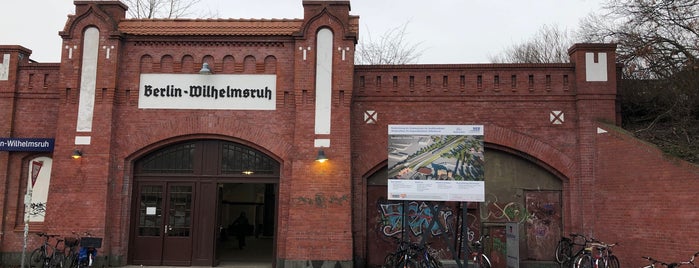 S Wilhelmsruh is one of Bahnhöfe BM Berlin + HBF.