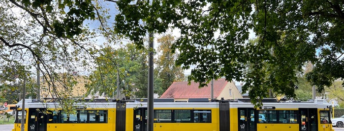 H Alt-Schmöckwitz is one of Berlin tram stops (A-L).
