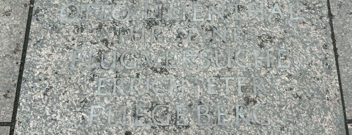 Lilienthal-Denkmal auf dem Fliegeberg is one of Berlin pending 0.