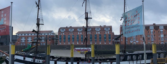 Pannekoekschip Admiral Nelson is one of Bremen.