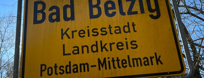 Bad Belzig is one of To do.