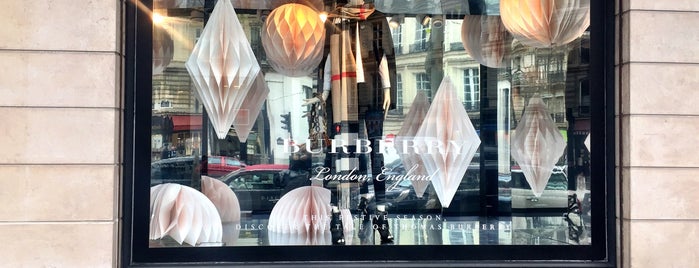 Burberry is one of @ Paris.