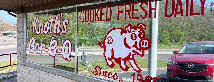 Knoth's Bar-be-que is one of Good Food.