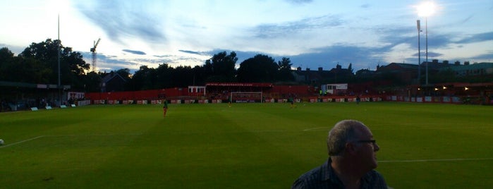 Alfreton Town FC is one of Blue Square Premier Grounds 2012/13.