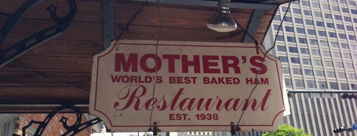 Mother's Restaurant is one of NOLA.