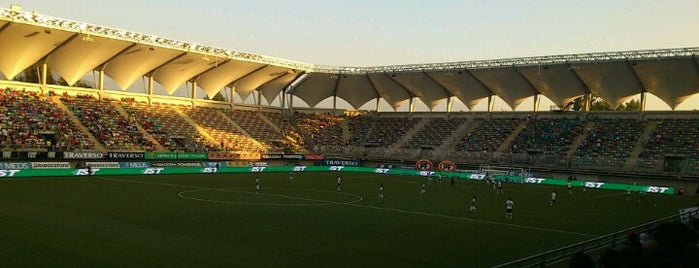 Estadio Bicentenario de La Florida is one of Locais curtidos por Sergio.