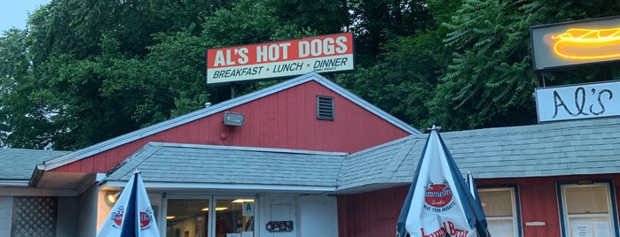 Al's Hot Dogs is one of I Never Sausage a Hot Dog! (New England).