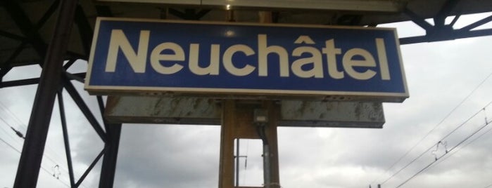 Gare de Neuchâtel is one of Daveさんのお気に入りスポット.