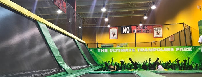 Rockin' Jump- trampoline park is one of Guava pass.