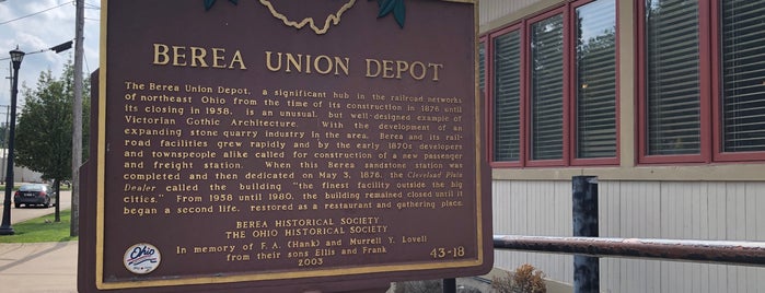 The Berea Depot is one of OH - Cuyahoga Co. - Southwest.