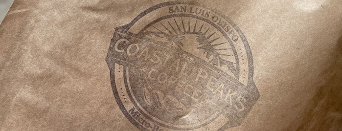 Coastal Peaks Coffee is one of SLO County Top Spots.
