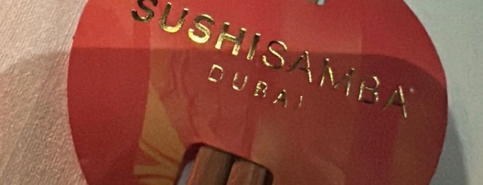SUSHISAMBA is one of Dubai list.