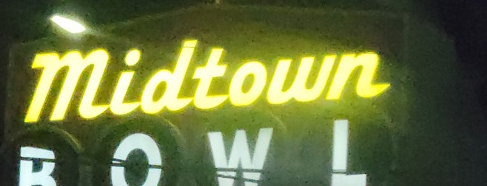 Midtown Bowl is one of places to visit.