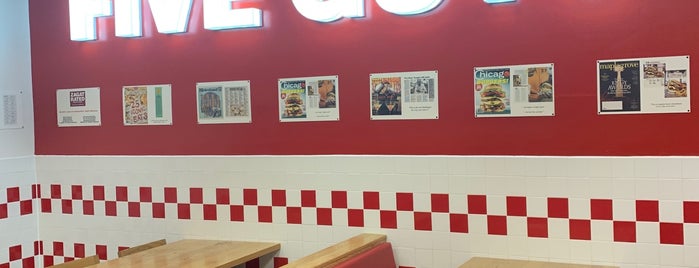 Five Guys is one of Work.