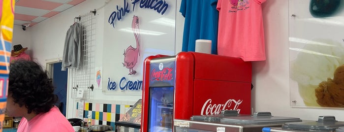 Pink Pelican Ice Cream is one of Florida.