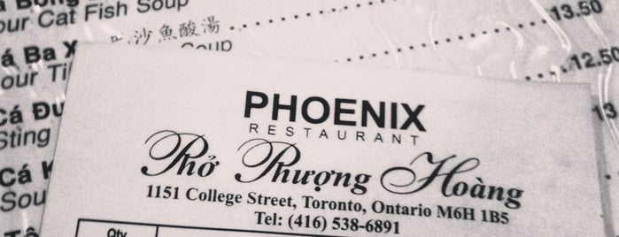Phoenix Pho is one of Favourite Toronto Restos.