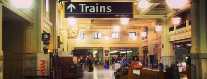 Pacific Central Station is one of common places.
