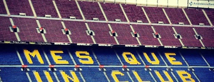 Camp Nou is one of Barthelona.