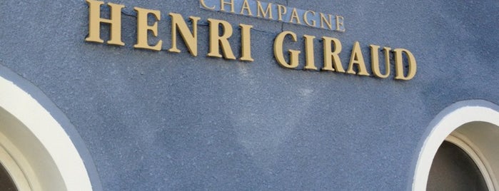 Champagne Henri Giraud is one of สถานที่ที่บันทึกไว้ของ Champagne.