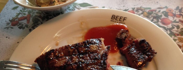BEEF Мясо & Вино is one of Favorite places .