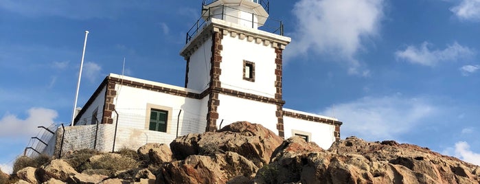 Lighthouse of Akrotiri is one of Greece. Santorini.