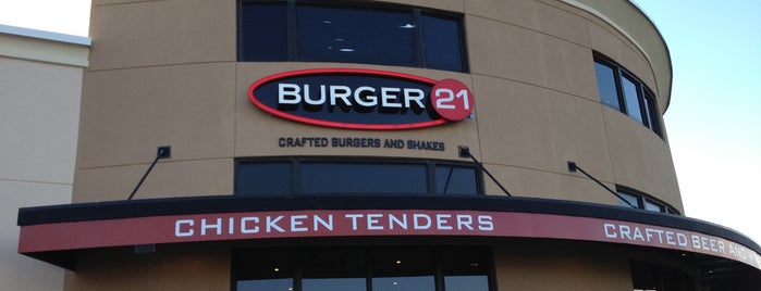 Burger 21 is one of Orlando.