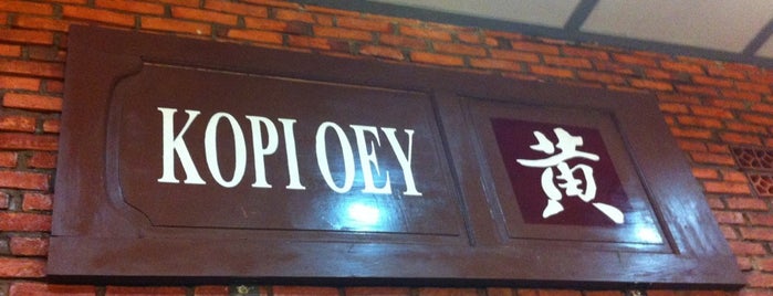 Kopi Oey is one of Palembang. South Sumatra. Indonesia.
