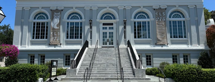 Charleston Library Society is one of South of Mason Dixon.