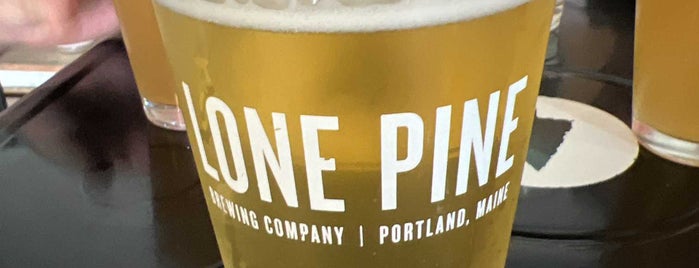 Lone Pine Brewing is one of Portland ME.
