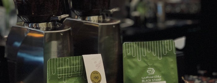 BLACK STAMP | Coffee & Roasters is one of Coffee shops | Riyadh ☕️🖤.