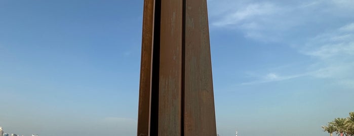 Richard Serra Sculpture is one of Doha.