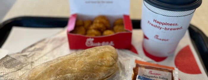 Chick-fil-A is one of Brad’s eats.