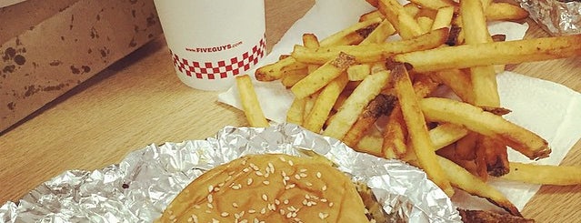Five Guys is one of NYC April 15.