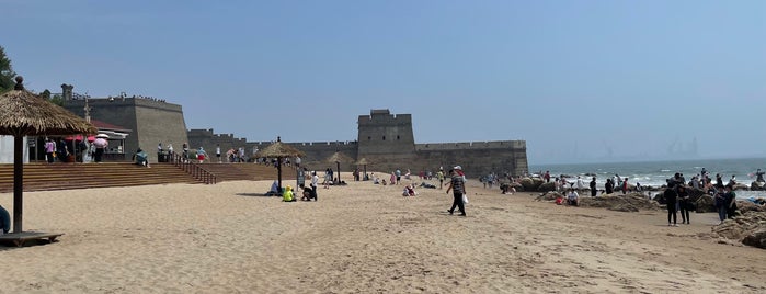 Shanhaiguan seaside is one of Places to visit.