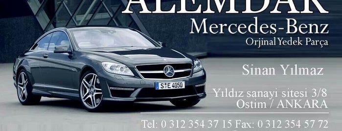 Alemdar Mercedes yedek parça is one of Gökhan'ın Beğendiği Mekanlar.