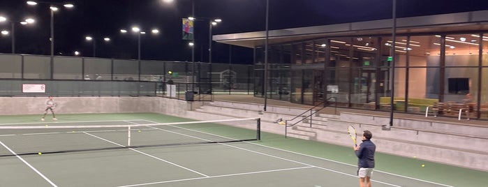Lisa + Douglas Goldman Tennis Center is one of san.
