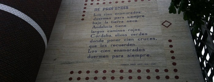 Wall poem Federico Garcia Lorca is one of Wall Poem project Leiden (find them all!).