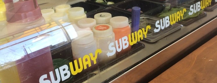 SUBWAY is one of quick food stops.