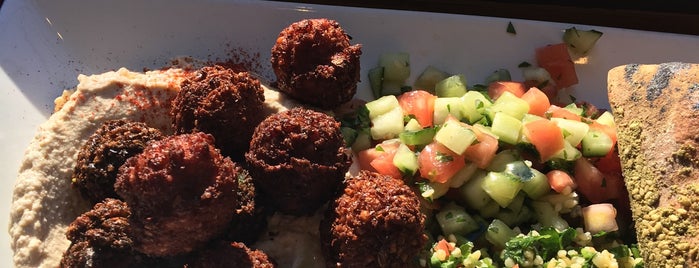 Taïm Falafel and Smoothie Bar is one of 9's.