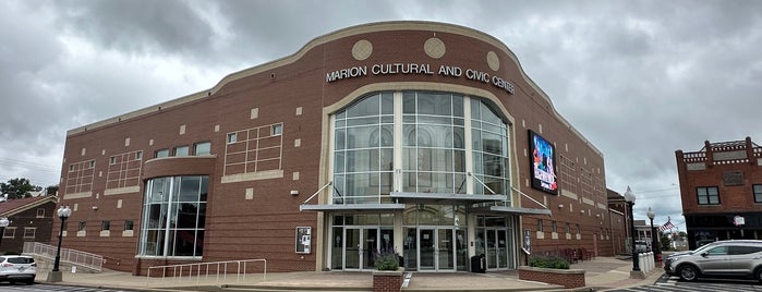 Marion Cultural and Civic Center is one of places.