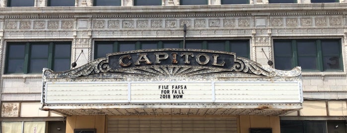 Capitol Theatre is one of Davenport, IA-Moline, IL (Quad Cities).