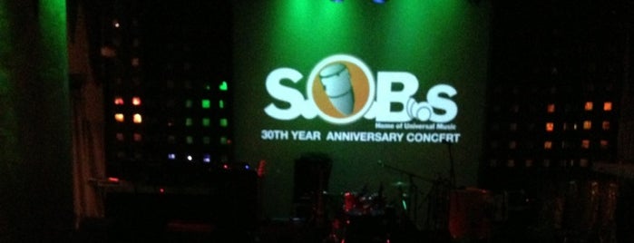 S.O.B.'s is one of West Village.