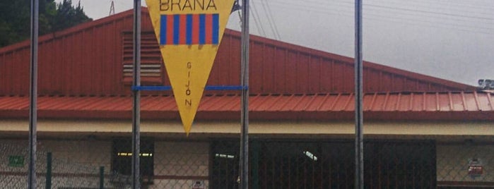 CD La braña is one of Campos de futbol de Asturias.